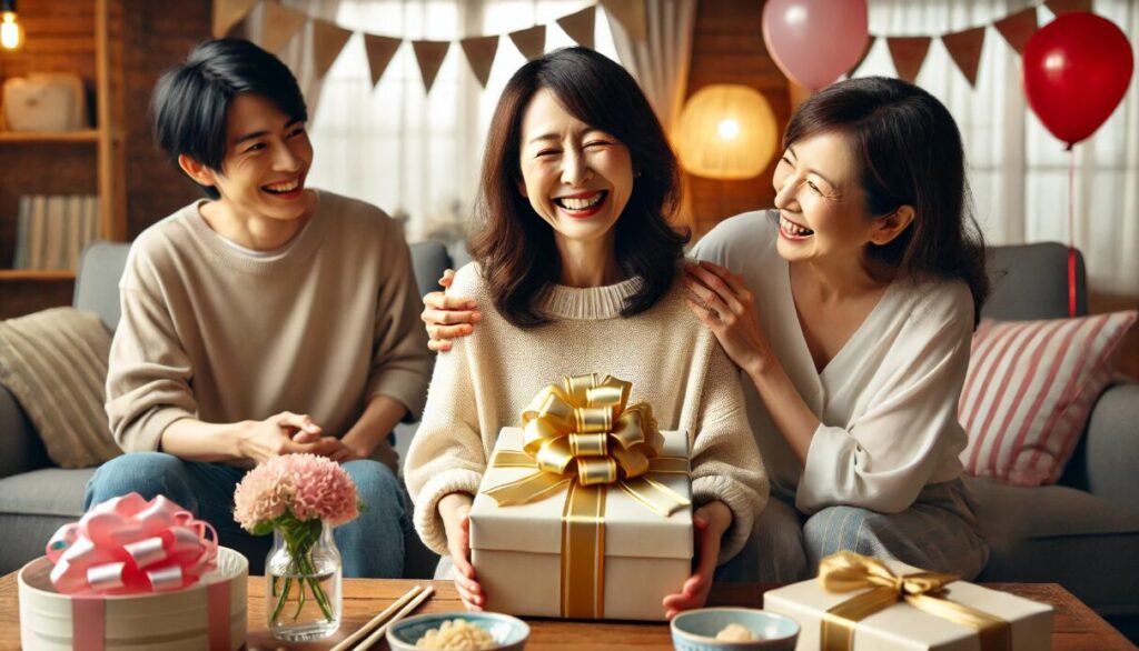 サプライズ感を演出できるプレゼントの渡し方 母 誕生日 60代 実用的