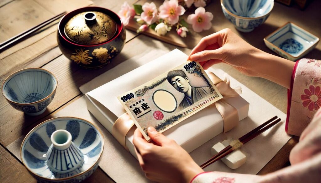 出産祝いの金額の書き方|一万円の場合 見本