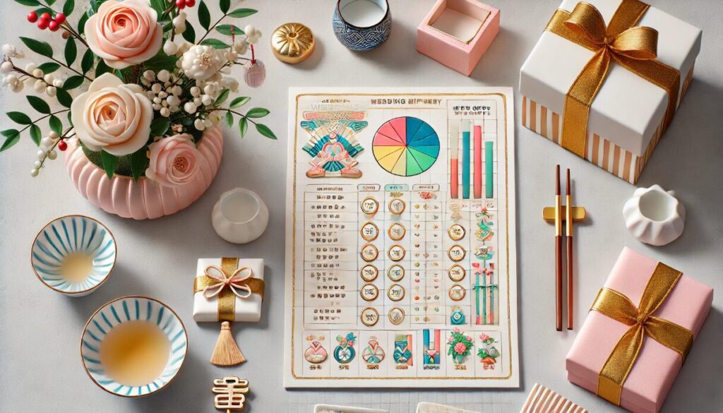 結婚お祝い金 一覧表を活用する方法 相場 親族