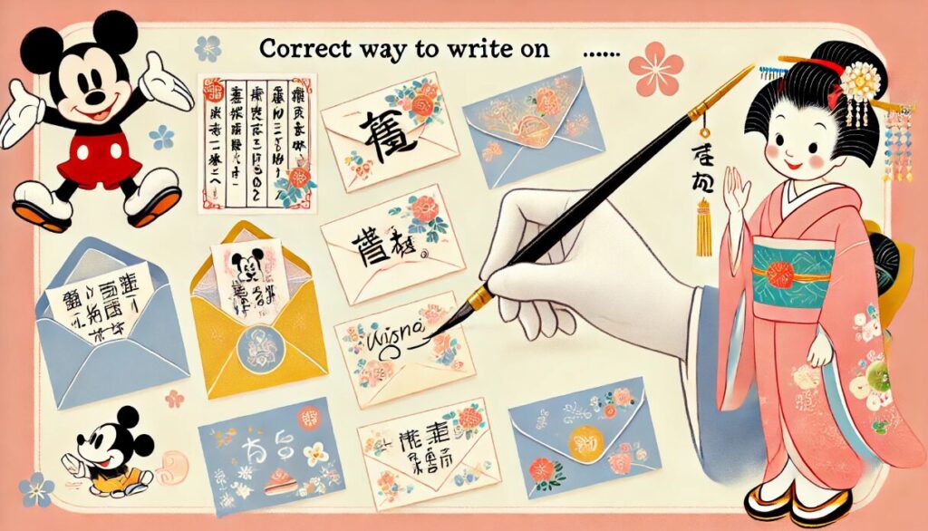かわいい祝儀袋の正しい書き方