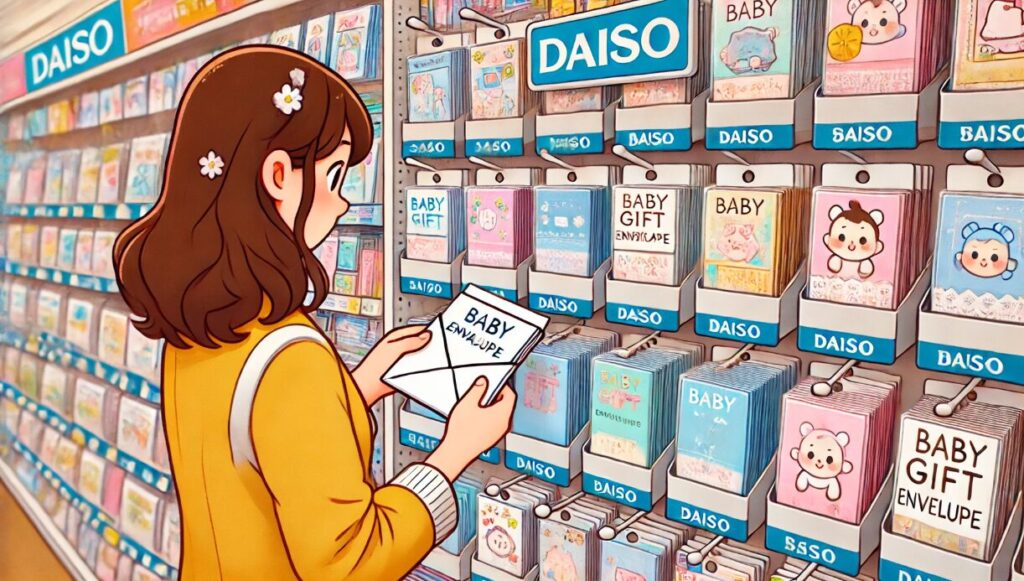 出産祝いの封筒をダイソーで買う際の書き方