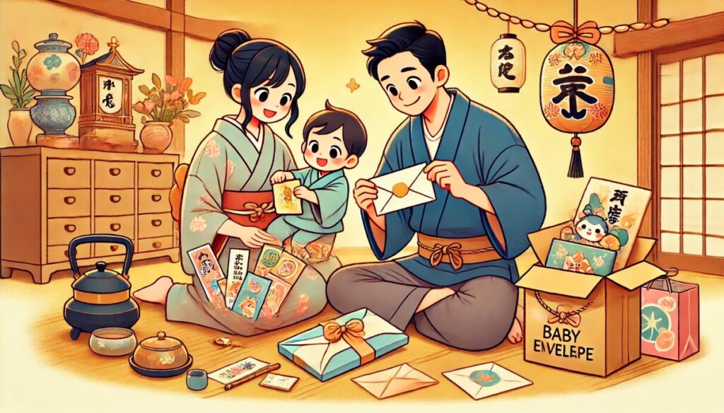 出産祝いのお金の入れ方と封筒の種類