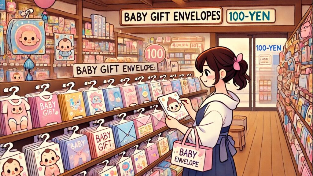 出産祝いの封筒は100均でも買える？種類と違い