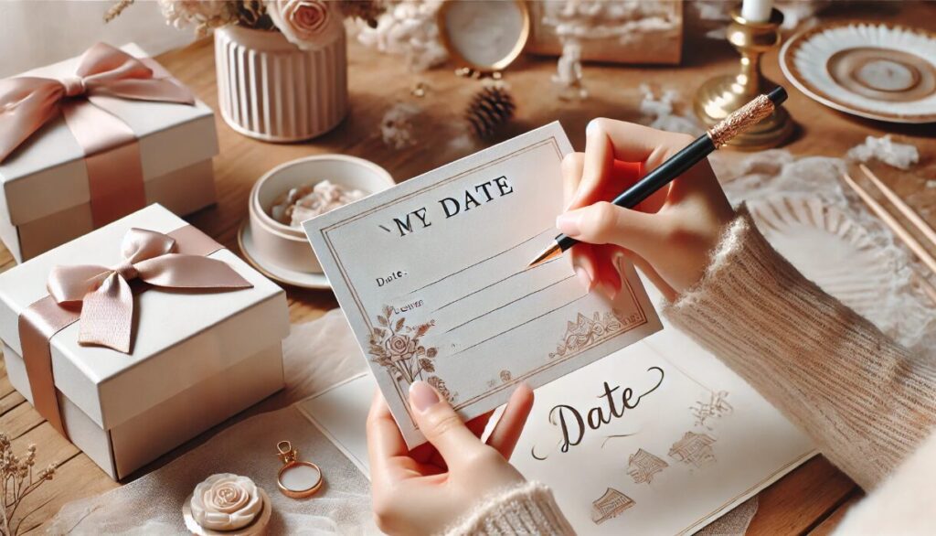 英語で書くおすすめ日付の書き方 結婚 おめでとう 英語 プレート
