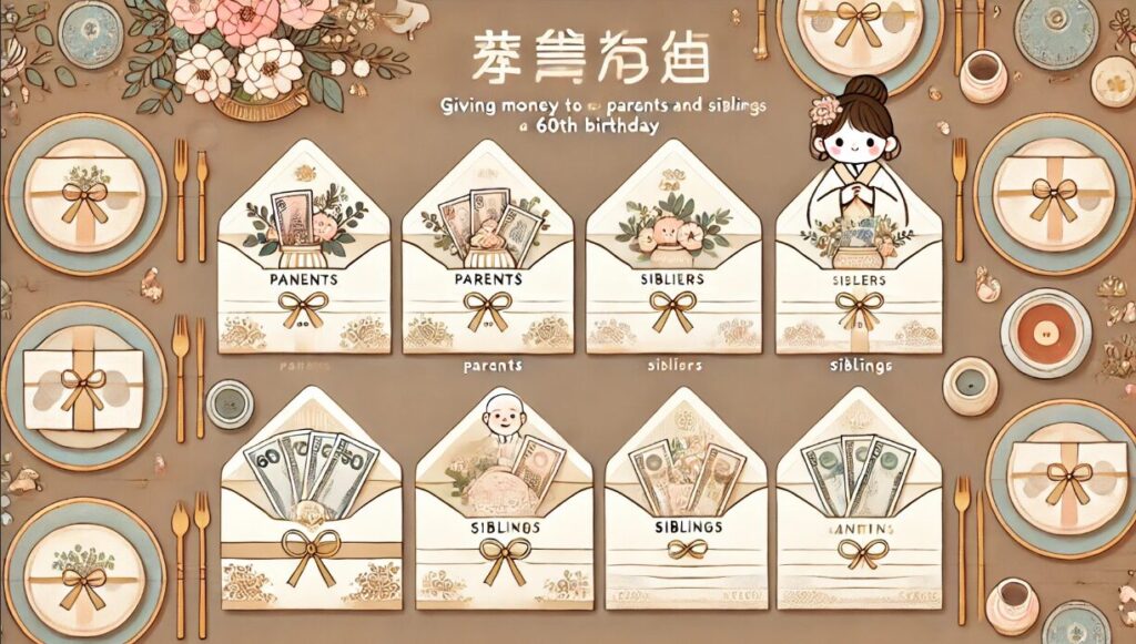 兄弟や親に渡す際の金額と封筒の選び方 還暦 祝い お金 封筒