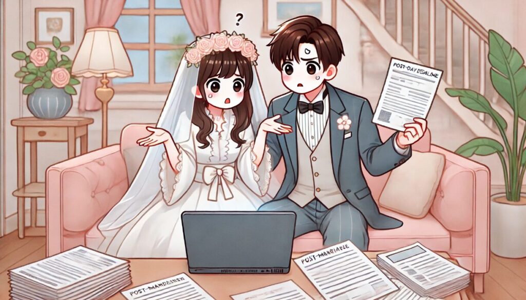 入籍後手続き14日過ぎたらどうなる?対応策を紹介 結婚 苗字 変更 手続き 一覧