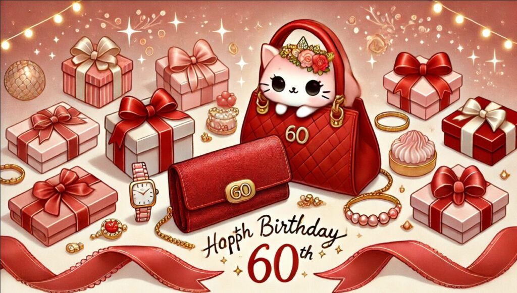 還暦祝いに最適な赤い小物ブランド