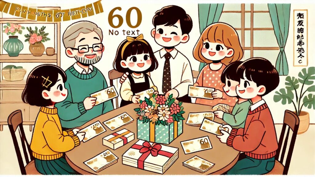 還暦祝いで兄弟からのお金の負担は？