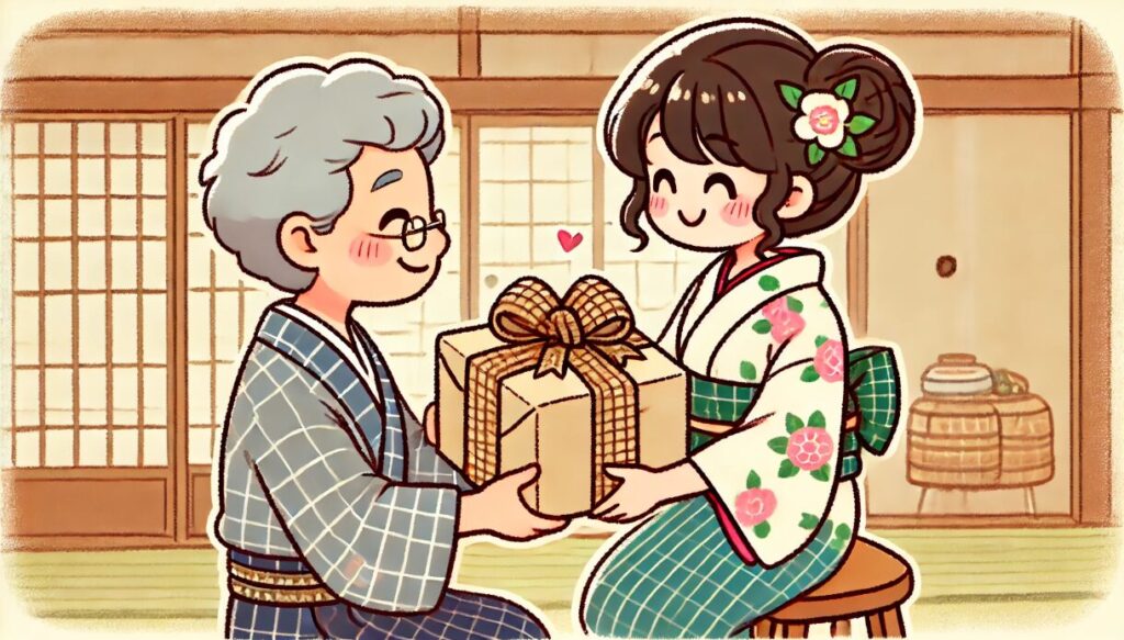 地元のギフトを活用した特別な還暦祝い