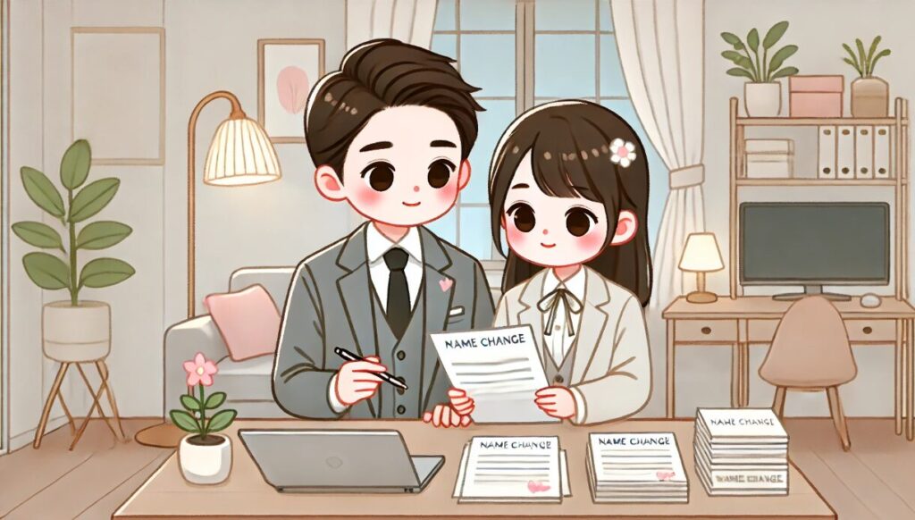 結婚後妻の姓に変更手続き|具体的な方法と流れ 結婚 苗字 変更 手続き 一覧