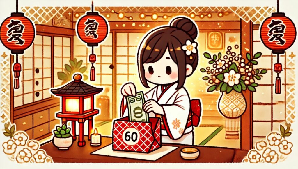 還暦祝いのお金の入れ方と封筒のマナー お金がない