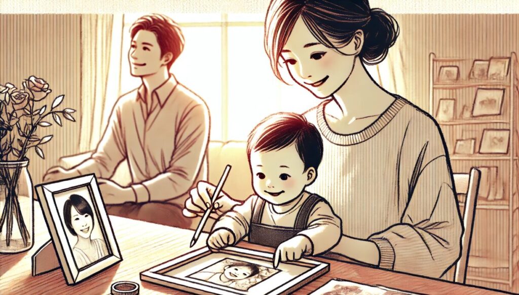 写真を使ったプレゼント案 父の日 製作 0歳児