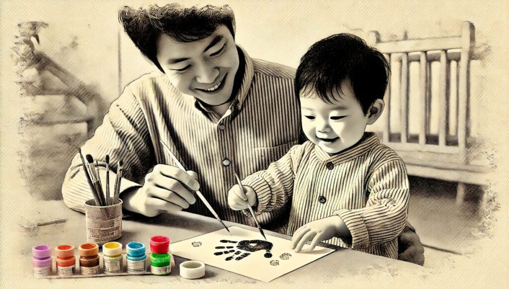 2歳でもできる！パパ誕生日プレゼント手作例 父の日 製作 おしゃれ
