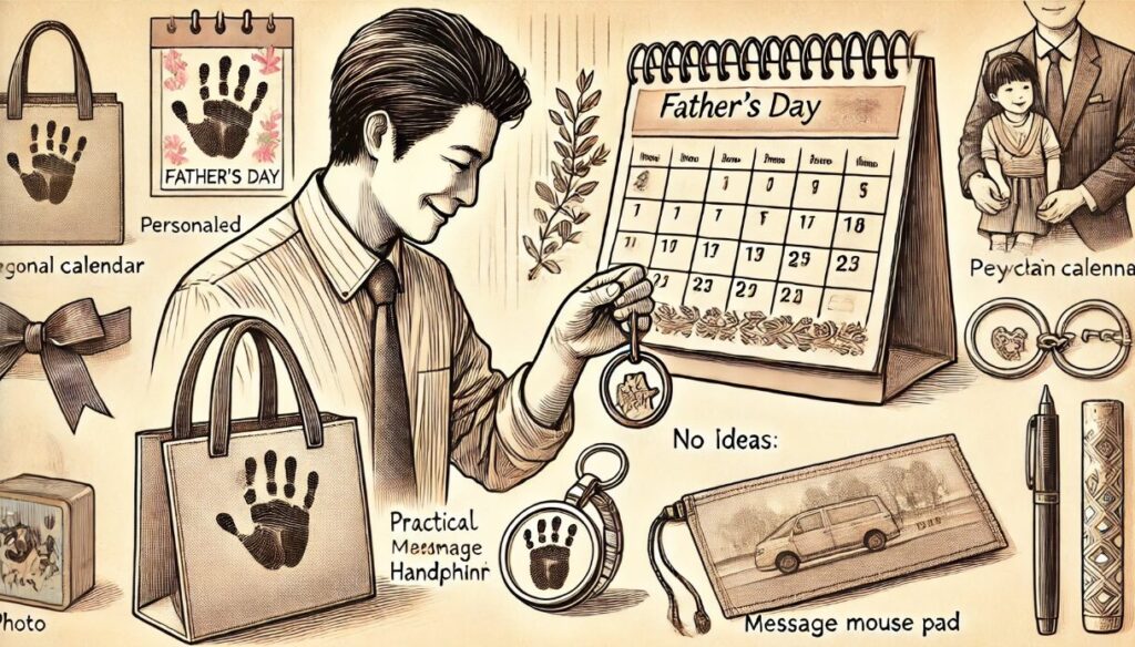 実用的製作で長く使えるプレゼント 父の日 製作 0歳児