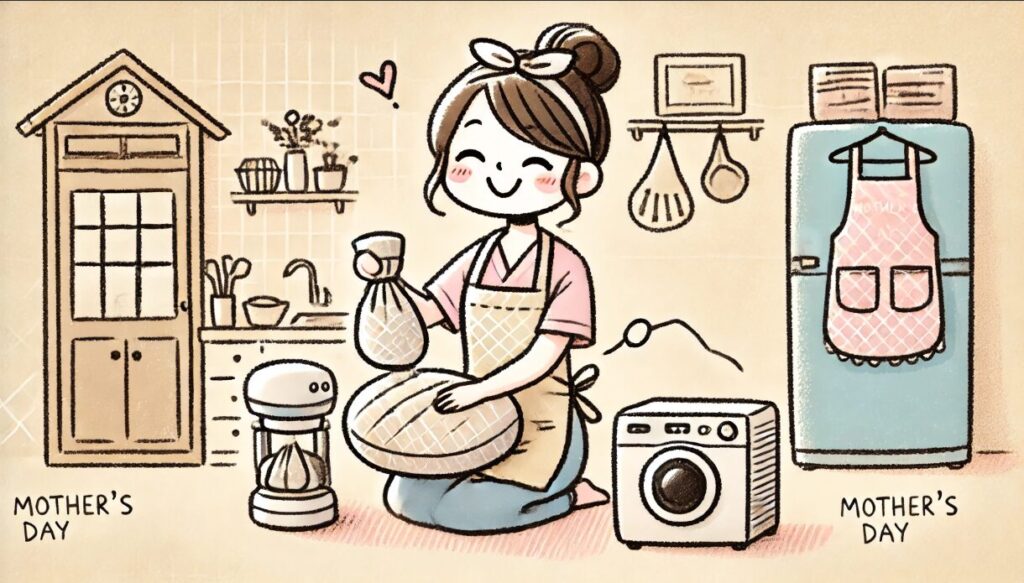 母の日の実用的プレゼント例 母の日 毎年 変わる