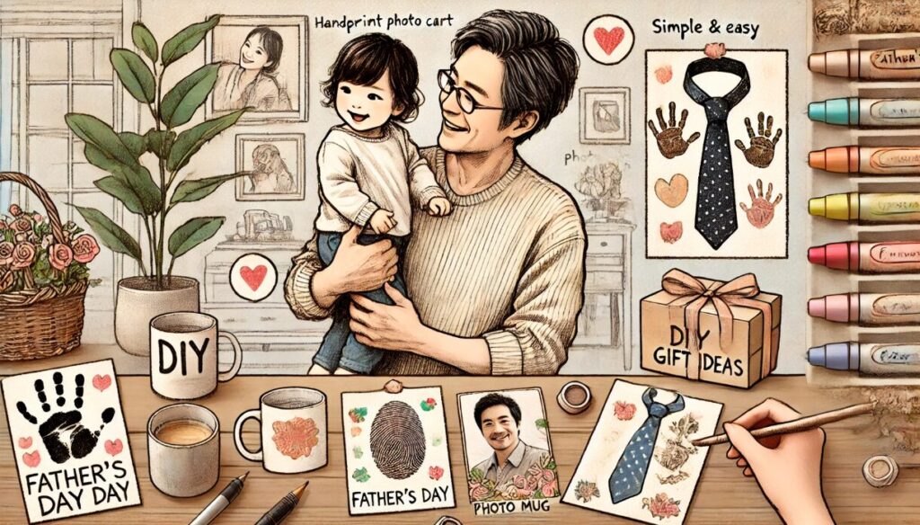 手作り簡単にできるアイデア5選 父の日 製作 0歳児