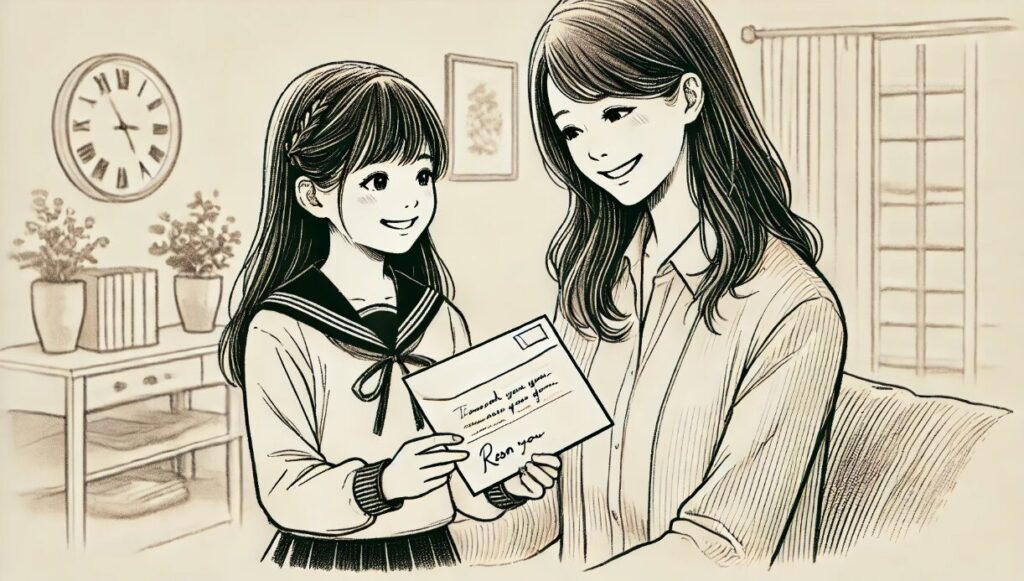 感謝の手紙 例文 中学生向け紹介 母の日 手紙 中学生
