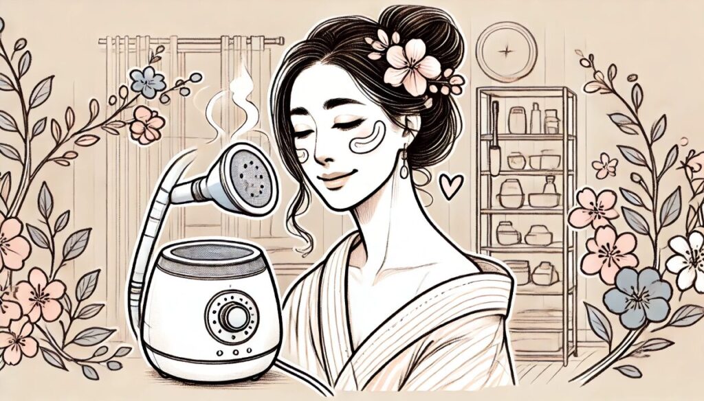 自宅で使えるスチーマーや美顔器 母の日 プレゼント 実用的 50代 美容