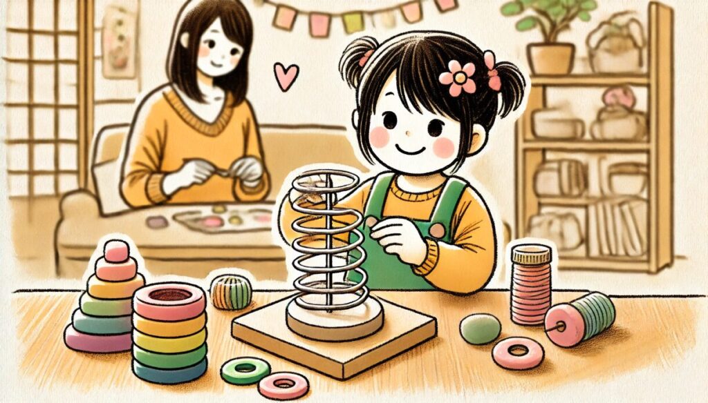 メモスタンドで母の日の気持ちを伝える 母の日 製作 4歳児