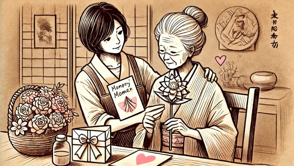 手作りで伝える感謝の気持ち 母の日 壁面 高齢者