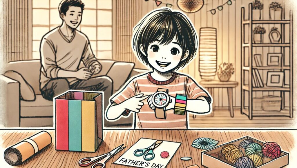 5歳におすすめの制作プレゼント 父の日 製作 実用的
