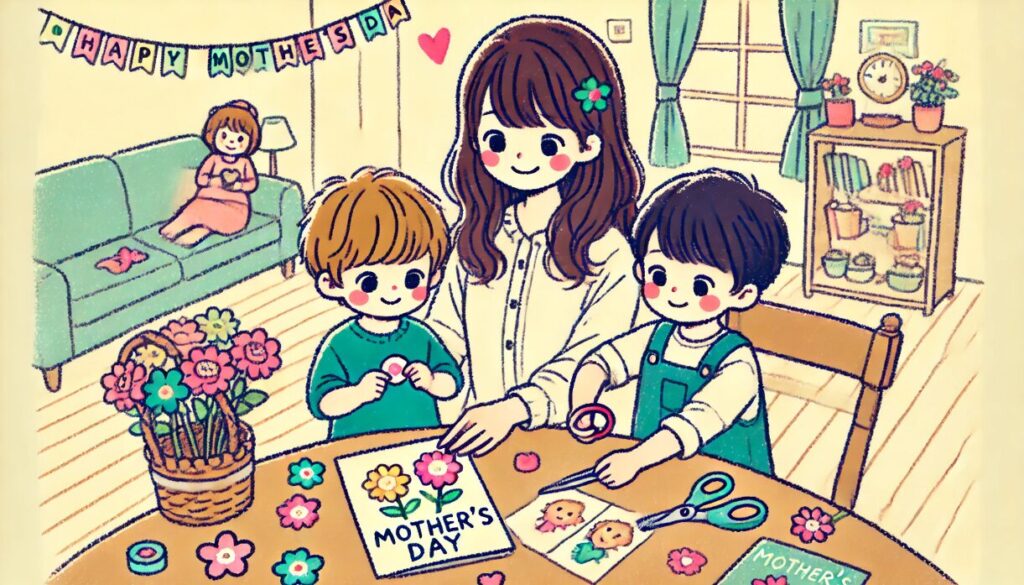 2歳児から3歳児への成長に合わせた工夫 母の日 製作 3歳児