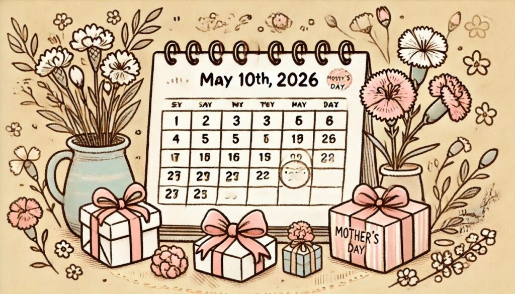 母の日2026はいつになる? 母の日 毎年 変わる