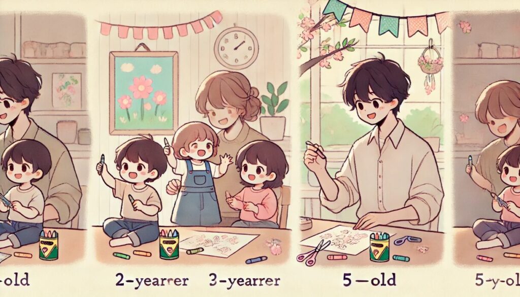 2歳児との違いを理解しよう 母の日 製作 5歳児