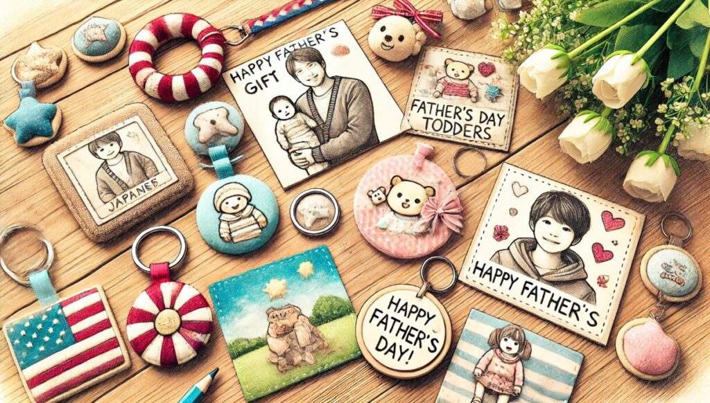 おすすめプレゼント例 父の日 製作 2歳児 コースター