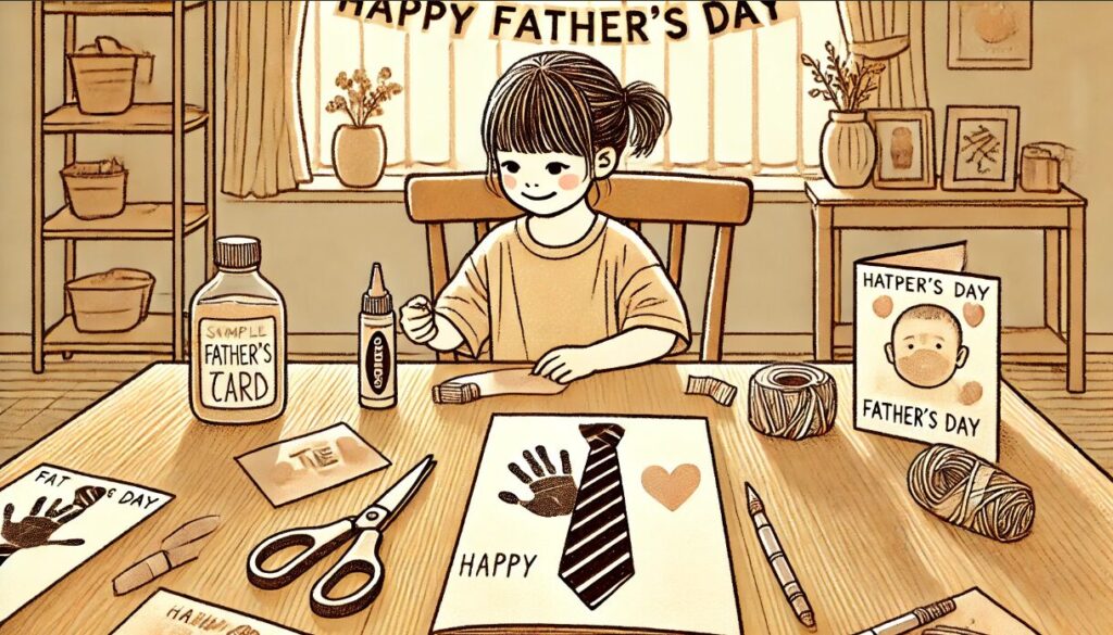 簡単手作り 子供でもできるプレゼント 父の日 製作 5歳児