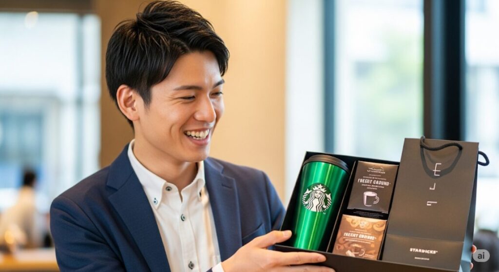 おしゃれ男性にはスタバのギフトもおすすめ もらって嬉しい 銀座 三越 コーヒーギフト
