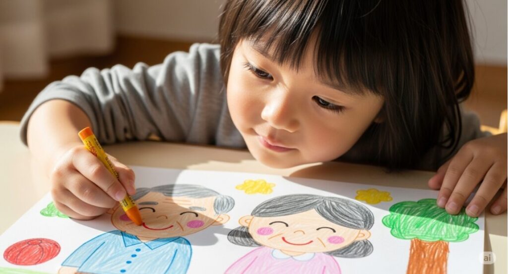 2歳児・3歳児の手作りアイデア 敬老の日 プレゼント 保育園 0.1.2.3歳児
