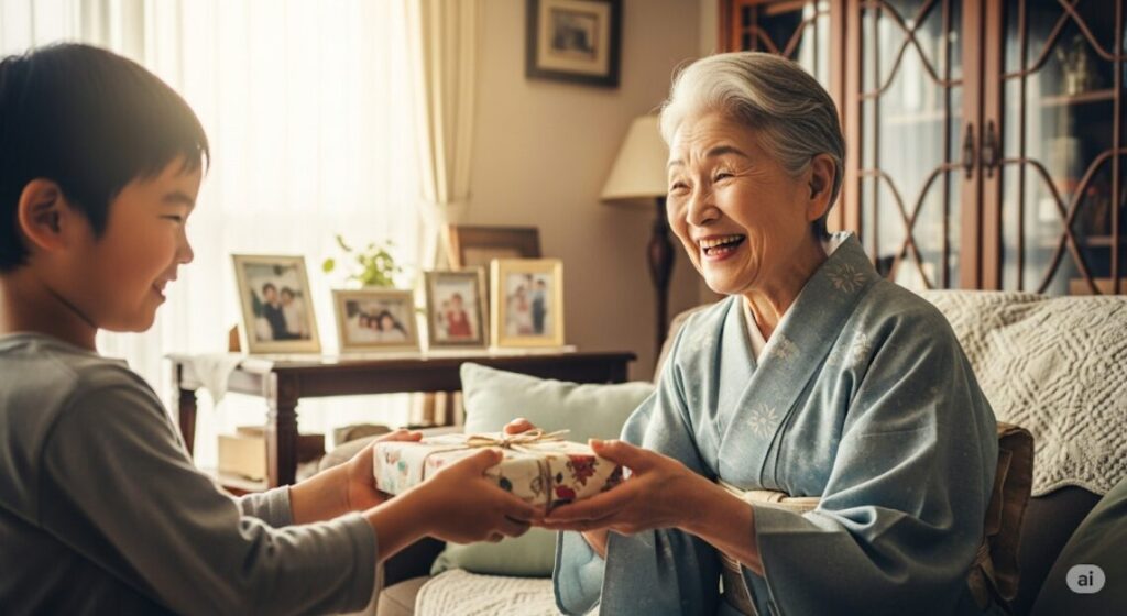 やはりプレゼントは孫からが一番嬉しい 敬老の日 メッセージ 短文