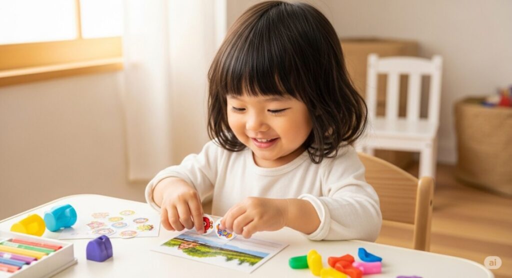 1歳児に人気のハガキの製作 敬老の日 プレゼント 保育園 0.1.2.3歳児