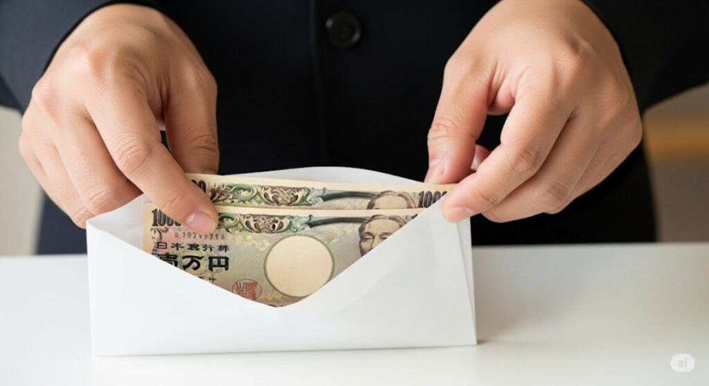 新札で!正しいお金の入れ方マナー 成人祝い袋の書き方