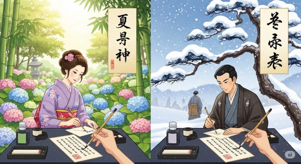 今さら聞けない、寒中見舞いとはの違い 暑中 見舞い 例文 おしゃれ