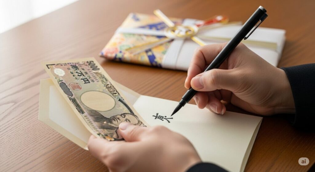 餞別で五千円を包む場合の書き方 お餞別 書き方 見本