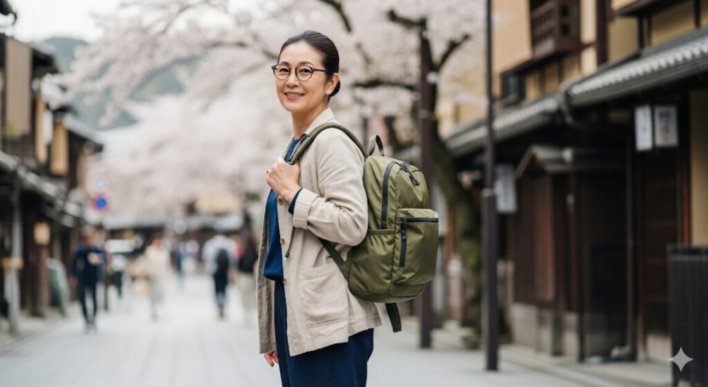 機能的で軽い小さめな大人リュック 大人女性 リュック軽い小さめブランド