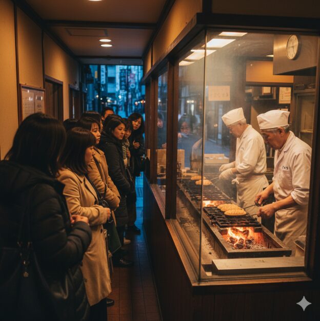 人気店のたい焼き 待ち時間はどれくらい？ 高級 鯛焼 本舗 柳屋 創業 大正五年