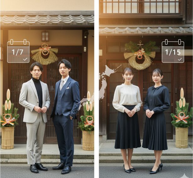 新年のご挨拶はいつまでですか?【関西関東】 新年の挨拶何時まで