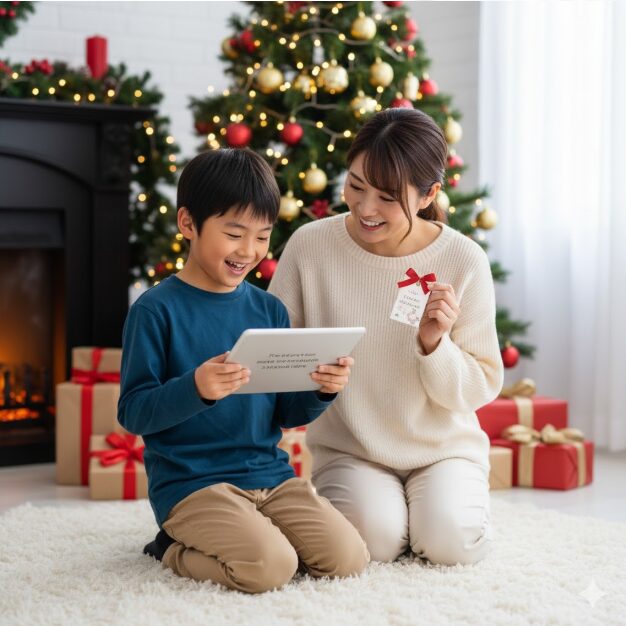 サンタからの手紙の英語の一言メッセージは? サンタからの手紙 英語 短い