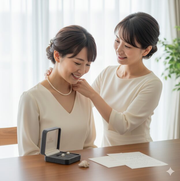 結婚する娘に真珠を持せる意味は? 結婚する 娘に持たせる物