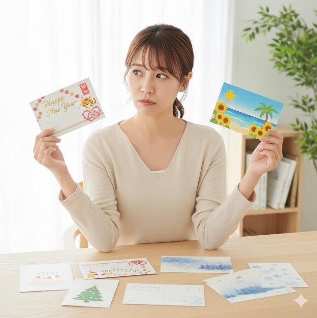 では寒中見舞いのハガキはなんでもいいの? 寒中見舞いのハガキの種類