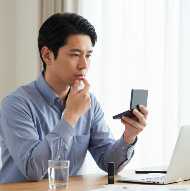 実は多くの男性が唇の乾燥に悩んでいる 男性 リップ プレゼント 嬉しい