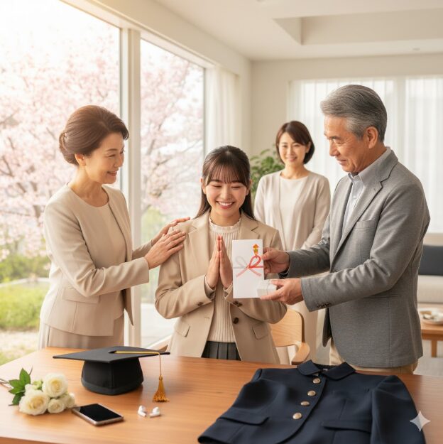 高校入学祝いの平均金額はいくらですか？ 高校 入学 祝い 祖父母