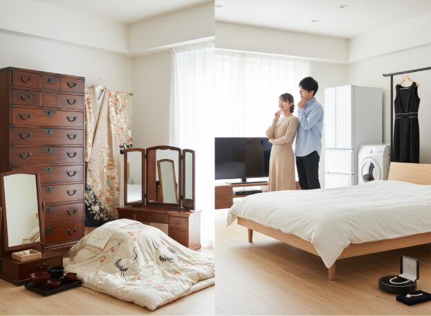 比較としての伝統的な嫁入り道具は? 結婚する 娘に持たせる物