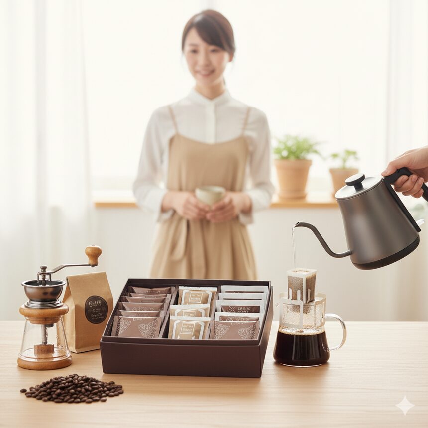 ドリップバッグと豆の違い コーヒーギフト