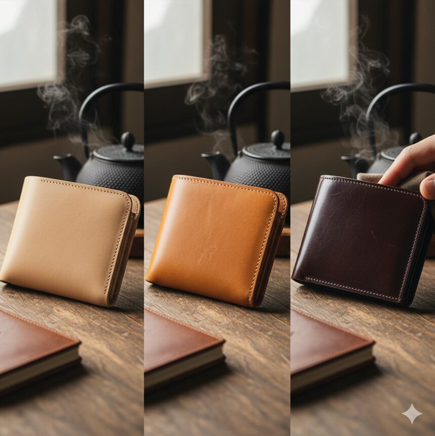 経年変化を楽しめる財布などの革小物　一生モノ プレゼント