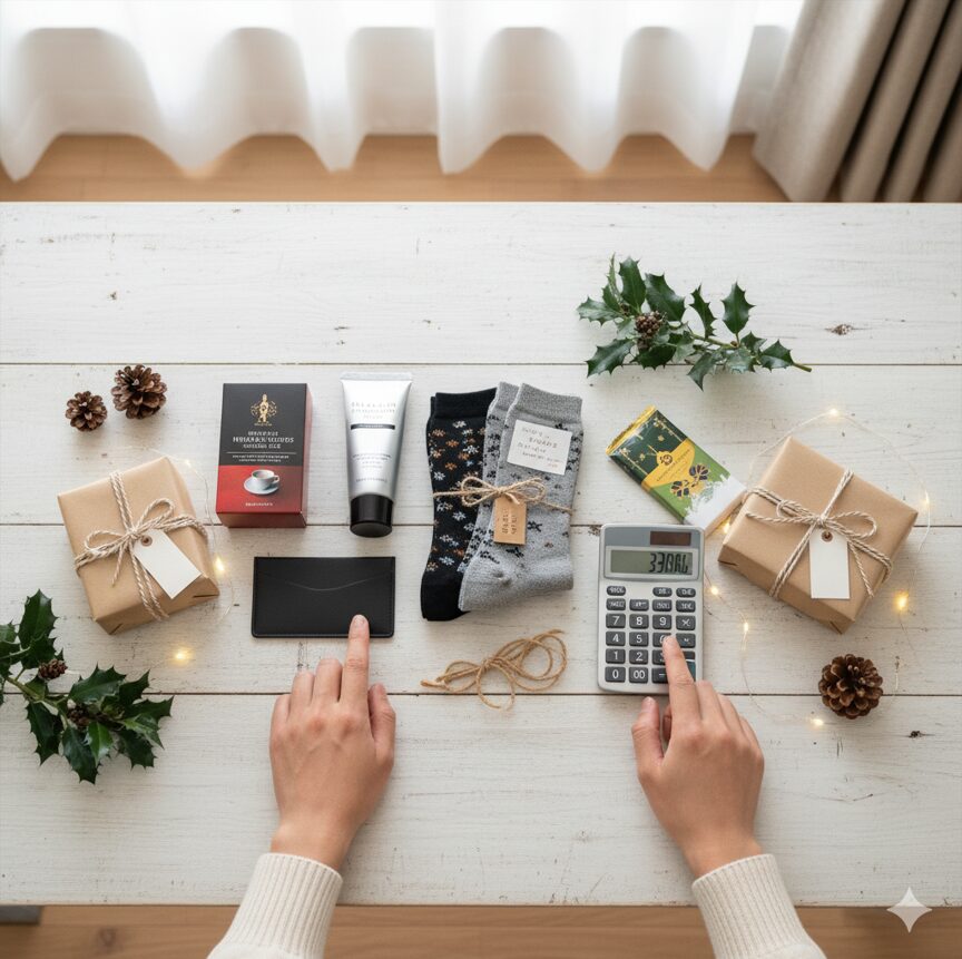 予算3000円が本命?相場と選び方 クリスマス 旦那 プチ プレゼント