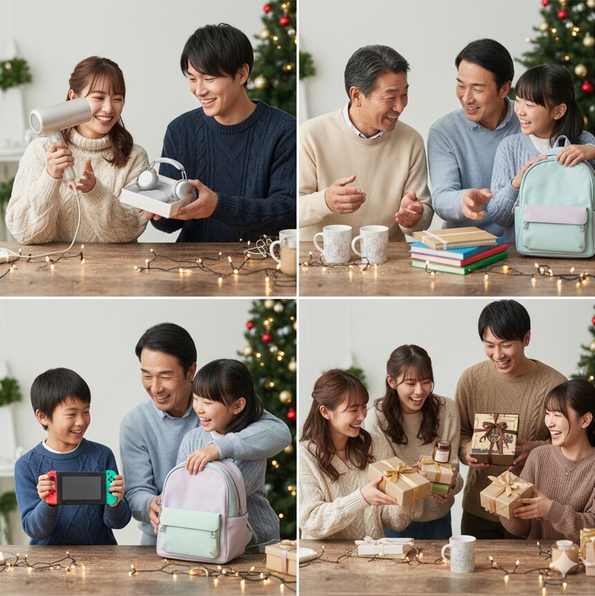 相手別に選ぶクリスマスプレゼントのおすすめリスト